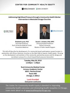 Addressing High Blood Pressure through a Community Health Worker Intervention in Westside Chicago Churches