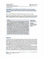 Embedded mistrust then and now: findings of a focus group study on African American perspectives on breast cancer and its treatment